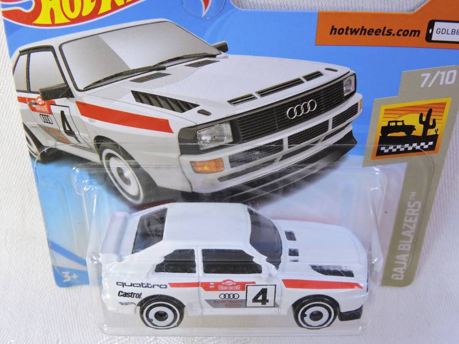 Hot Wheels AUDI Sport QUATTRO ( White #4 )
