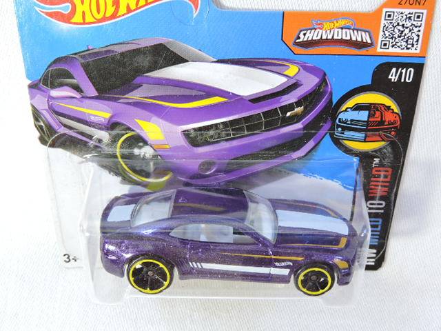 Hot Wheels CHEVY CHEVROLET Copo Camaro SS ( Purple with white stripe ) # BLOWOUT SALE #