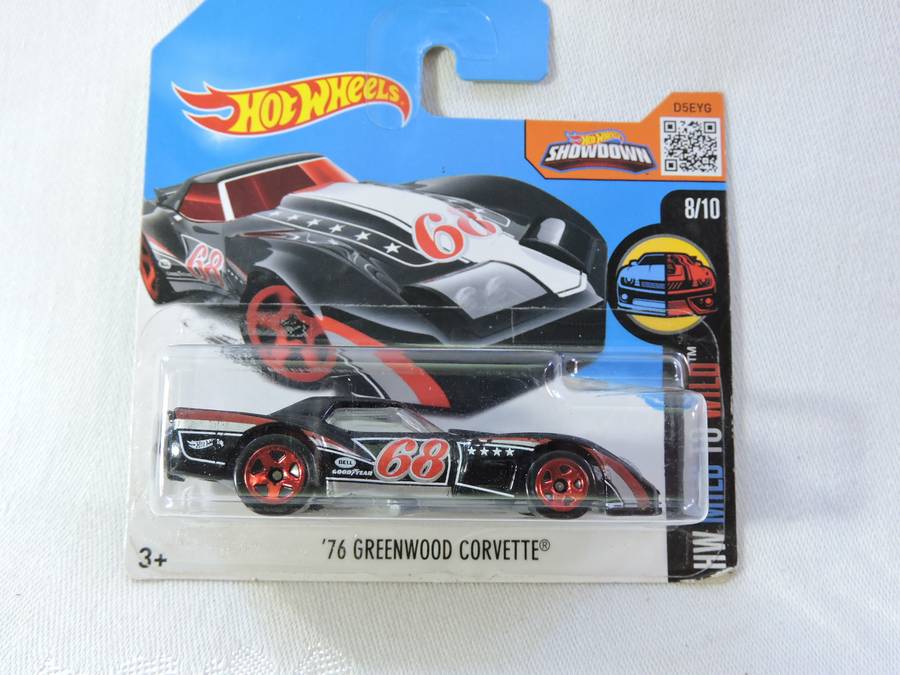 Hot Wheels CHEVY CHEVROLET Greenwood Corvette ( Black #68 )  # BLOWOUT SALE #
