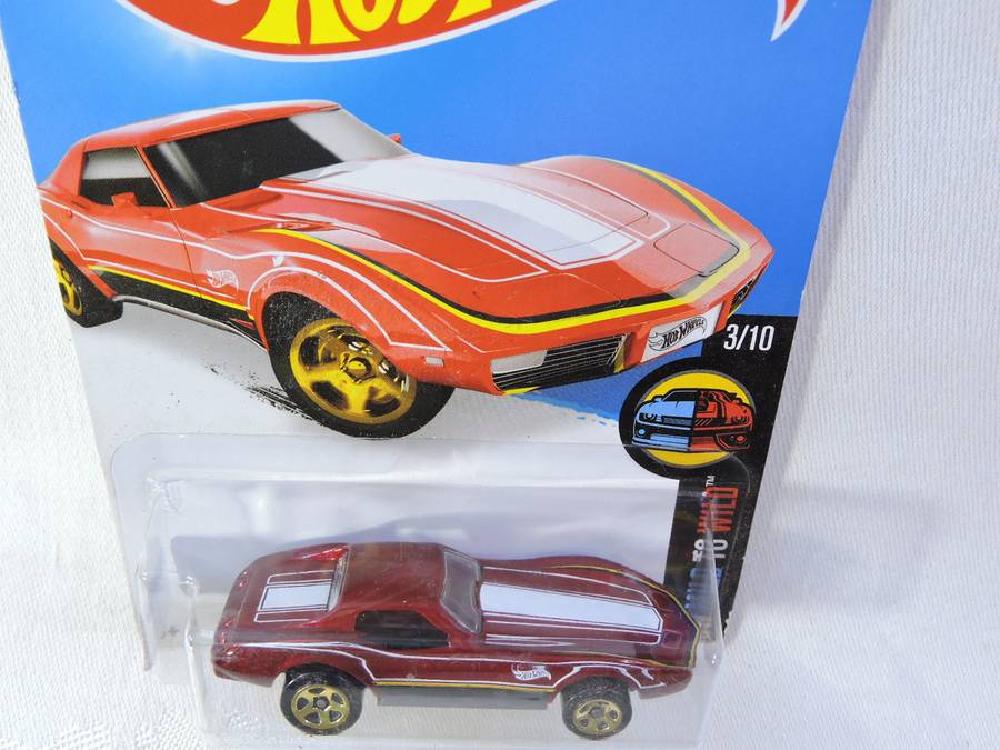 Hot Wheels CHEVY CHEVROLET Corvette Stingray ( Red ) Long Card # BLOWOUT SALE #