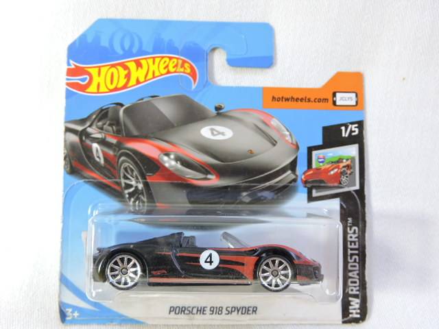 Hot Wheels PORSCHE 918 Spyder ( Black red stripes #4 )