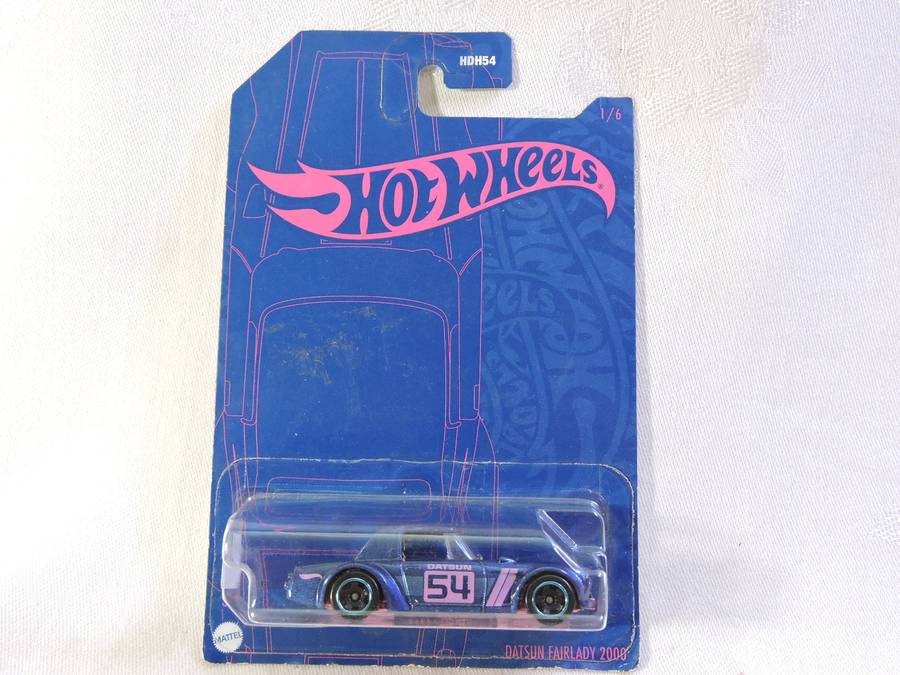 Hot Wheels DATSUN Fairlady Z ( Blue/purple #54 ) Like NISSAN  Long Card