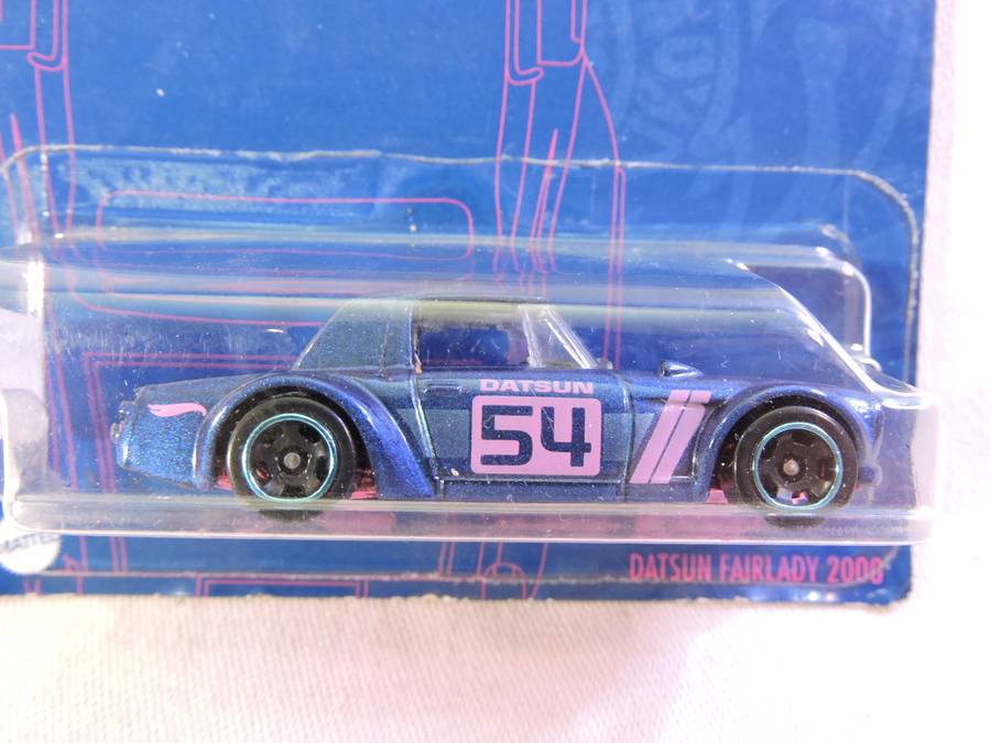 Hot Wheels DATSUN Fairlady Z ( Blue/purple #54 ) Like NISSAN  Long Card