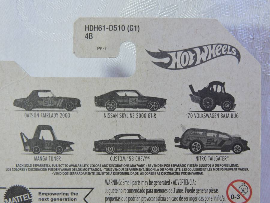 Hot Wheels DATSUN Fairlady Z ( Blue/purple #54 ) Like NISSAN  Long Card