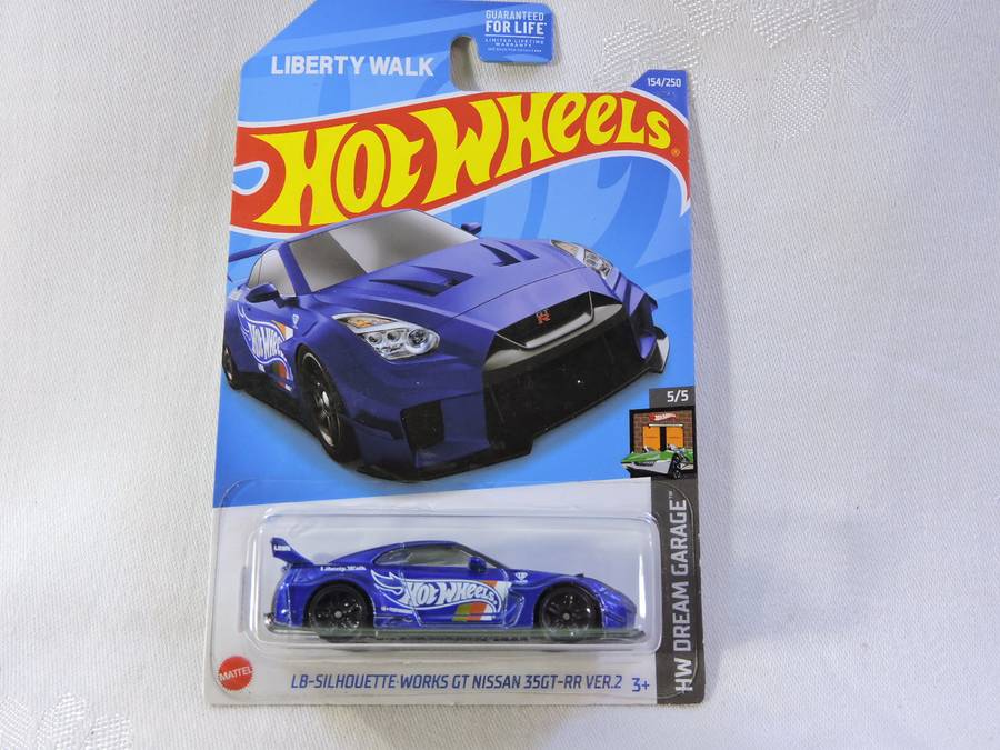 Hot Wheels NISSAN 35GT-RR VER.2  LB- SILHOUETTE WORKS ( Liberty Walk ) Long Card  Like Datsun