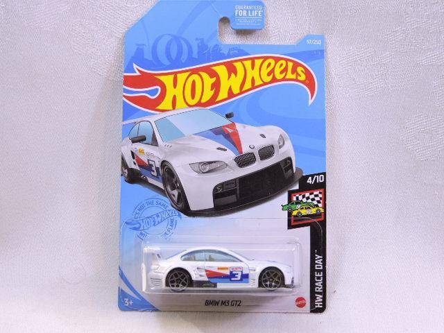 Hot wheels BMW M3 GT2 ( White #3 )  Long Card