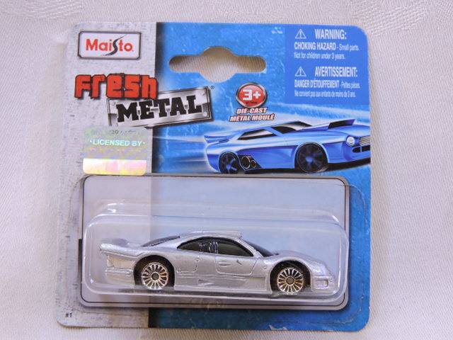 Maisto MERCEDES BENZ CLK- GTR Street version AMG ( Silver ) Like Hot Wheels