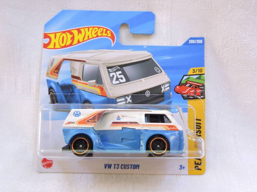 Hot Wheels VOLKSWAGEN VW T3 Custom ( Blue / White #25 )
