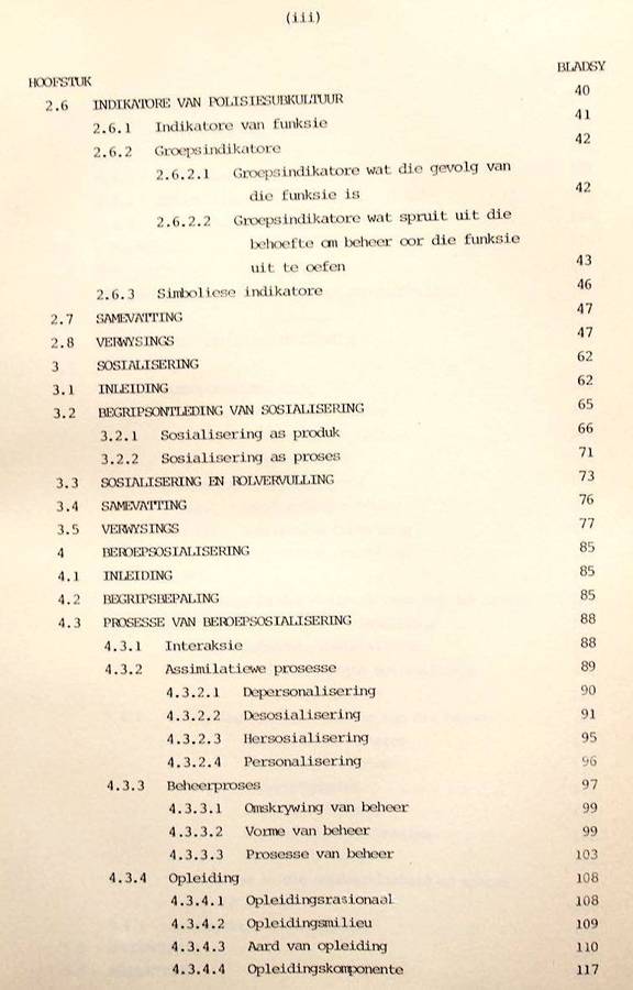 DIE SOSIALISERING VAN DIE NUWELING IN DIE SUID-AFRIKAANSE POLISIE SUBKULTUUR - B.F. SMIT