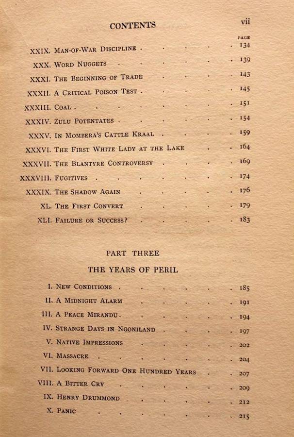 LAWS OF LIVINGSTONIA - W.P. LIVINGSTONE (1921)