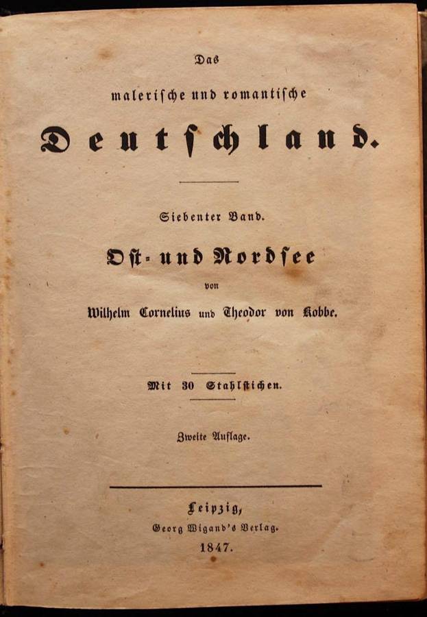 PICTURESQUE AND ROMANTIC GERMANY (1847) - CONTAINS 30 STEEL PLATE ENGRAVINGS