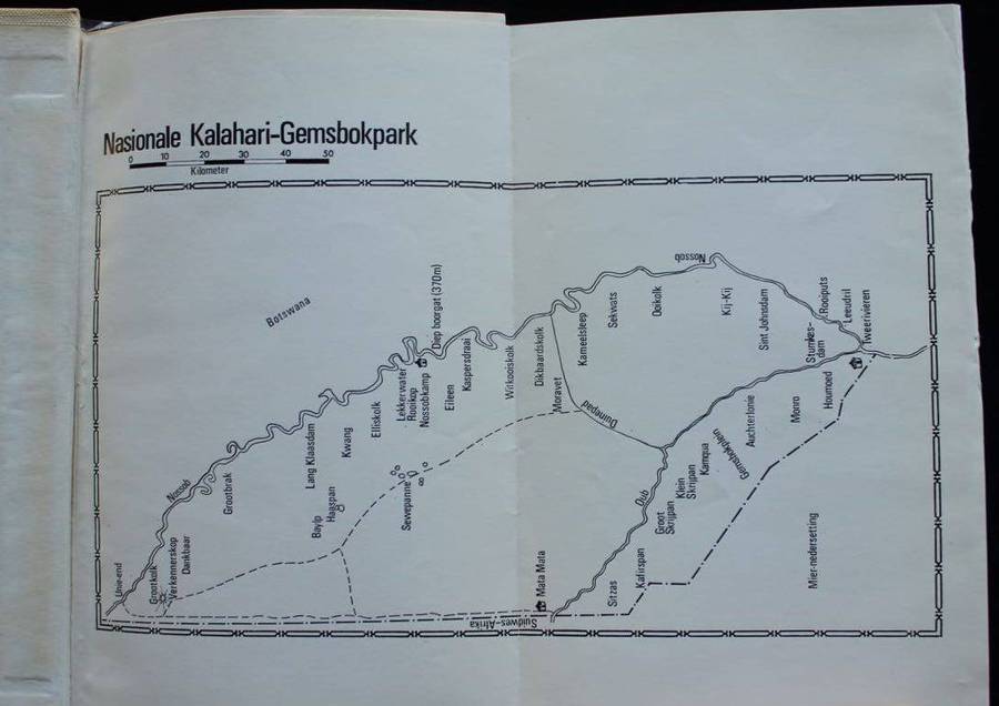 GEE MY 'N MAN! DIE VERHAAL VAN DIE KALAHARI-GEMSBOKPARK - HANNES KLOPPER (1970) - EERSTE UITGAAF