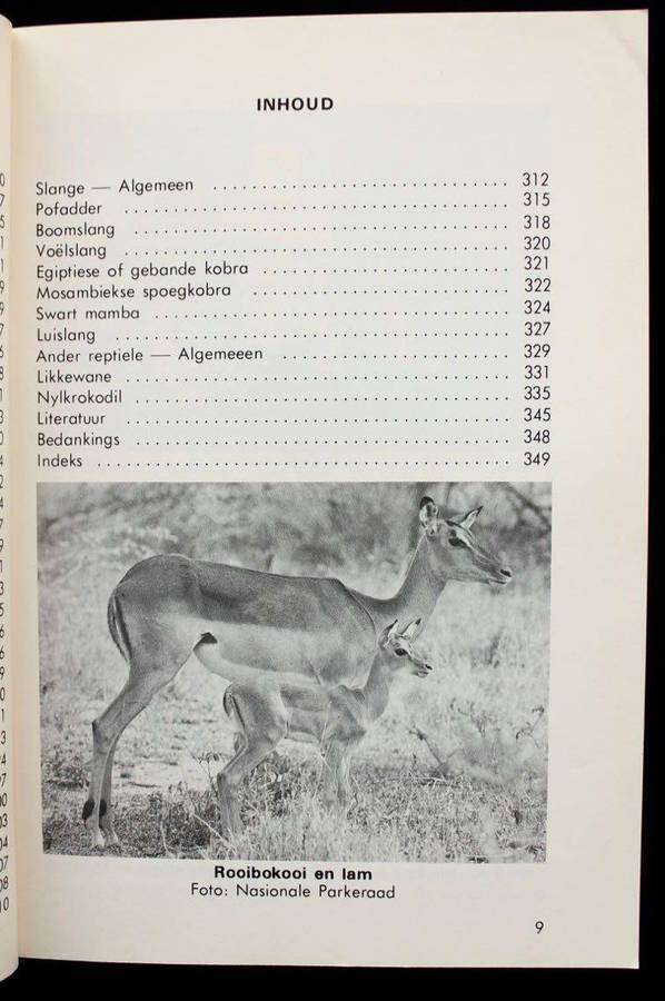 NASIONALE KRUGERWILDTUIN - VRAE EN ANTWOORDE DEUR P.F. FOURIE (1STE UITGAAF 1983)
