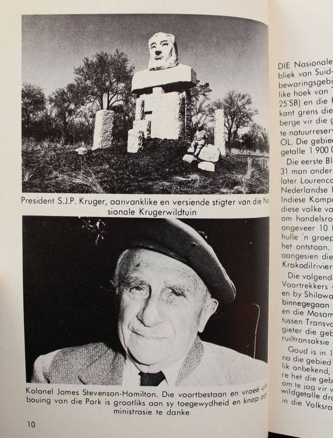 NASIONALE KRUGERWILDTUIN - VRAE EN ANTWOORDE DEUR P.F. FOURIE (1STE UITGAAF 1983)