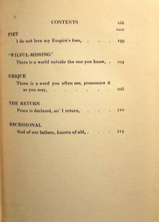THE FIVE NATIONS by Rudyard Kipling (1903) - 1st ed.