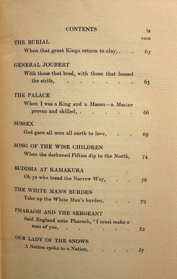 THE FIVE NATIONS by Rudyard Kipling (1903) - 1st ed.