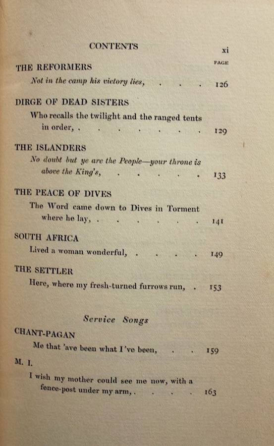 THE FIVE NATIONS by Rudyard Kipling (1903) - 1st ed.