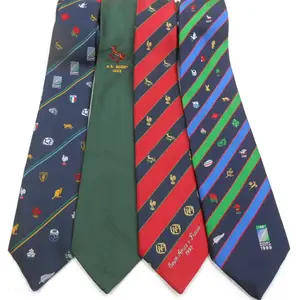 FOUR DIFFERENT INTERNATIONAL RUGBY NECK TIES (6)