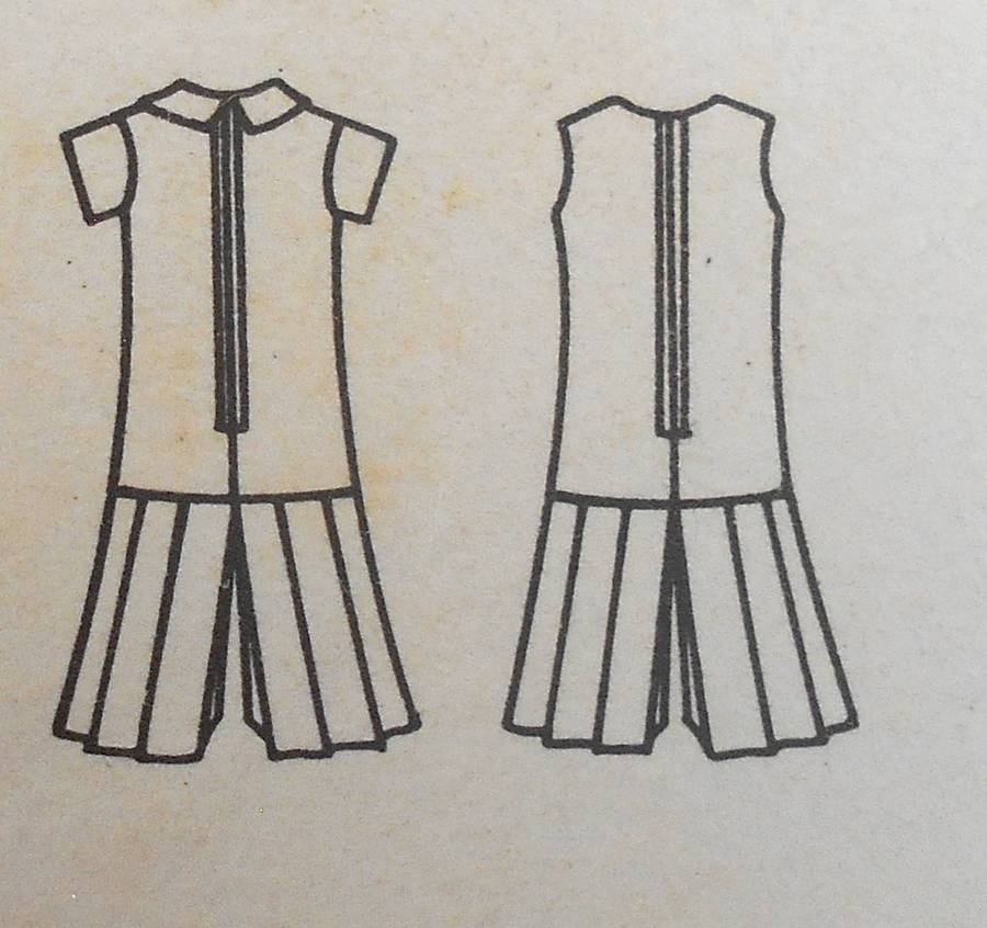 VINTAGE BUTTERICK 4674 LOW WAISTED DRESS SIZE 12 YRS BREAST 30" COMPLETE
