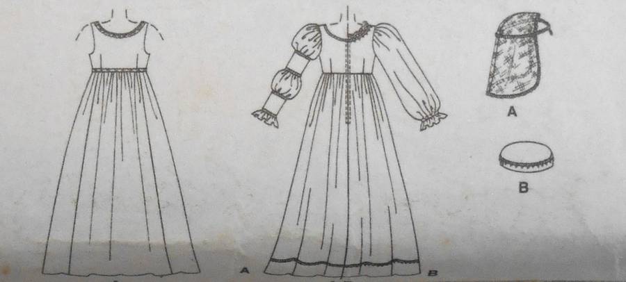 McCALLS COSTUMES 2806 RENAISSANCE COSTUMES SIZE 12-14-16 COMPLETE-UNCUT-F/FOLDED