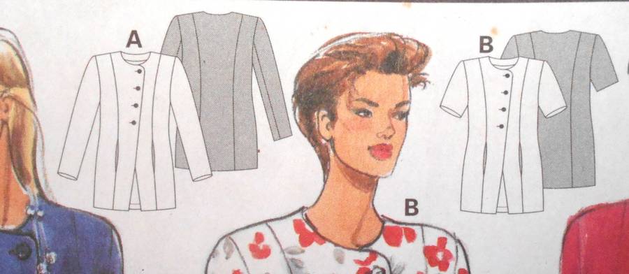 BURDA 3740 PANTSUIT SIZE 18-20-22-24-26-28 COMPLETE-UNCUT-F/FOLDED