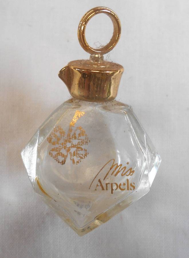 MISS ARPELS miniature 5 ml PERFUME BOTTLE SHAPED LIKE A CHRISTMAS DECORATION