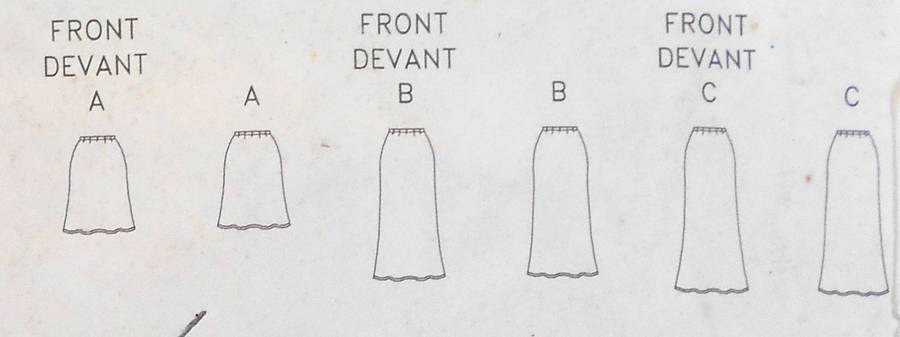 BUTTERICK 5431 SET OF SKIRTS SIZE 12-14-16 COMPLETE-UNCUT-F/FOLDED