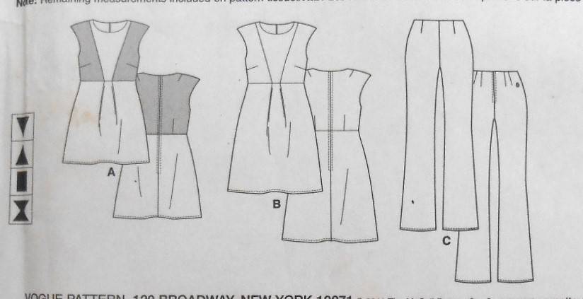 VOGUE V8755 TUNIC-DRESS-PANTS SIZE 6-8-10-12-14 COMPLETE-UNCUT-F/FOLDED