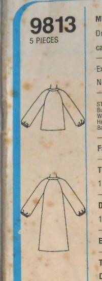 SIMPLICITY 9813 PULLOVER DRESS OR TOP SIZE 14-16-18 COMPLETE-UNCUT-F/FOLDED