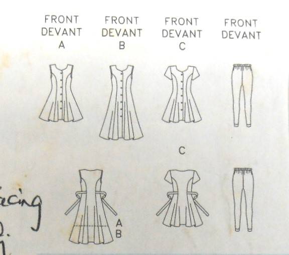 BUTTERICK 3275 GIRLS DRESS & LEGGINGS SIZE 7-8-10 YEARS COMPLETE CUT TO 10 YEARS