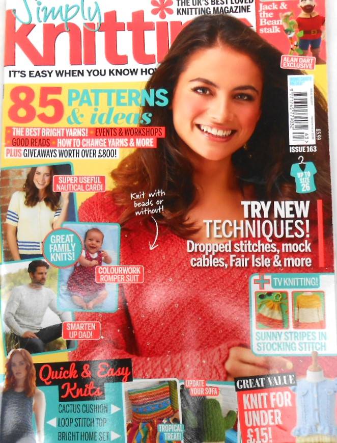 UK SIMPLY KNITING ISSUE 163 2017 100 PAGES