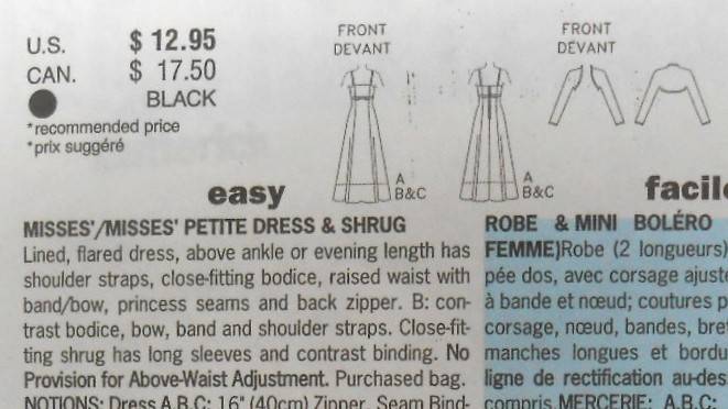 BUTTERICK 6534 STUNNING LINED & FLARED EVENING DRESSES SIZE 18-20-22 COMPLETE-UNCUT-F/FOLDED