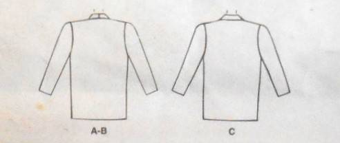 McCALLS 2948 LINED OR UNLINED JACKET SIZE 20-22-24 COMPLETE-UNCUT-F/FOLDED