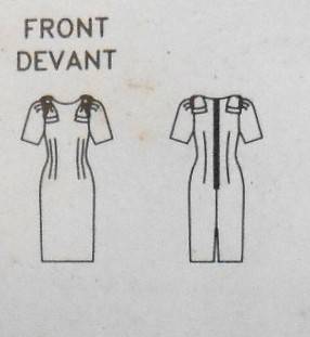 BUTTERICK 5883 DRESS SIZE 6-8-10 COMPLETE-UNCUT-F/FOLDED