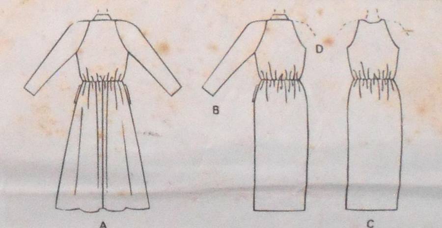 McCALLS 6613FRONT BUTTON DRESS SIZE 12-14-16 COMPLETE-UNCUT -F/FOLDED