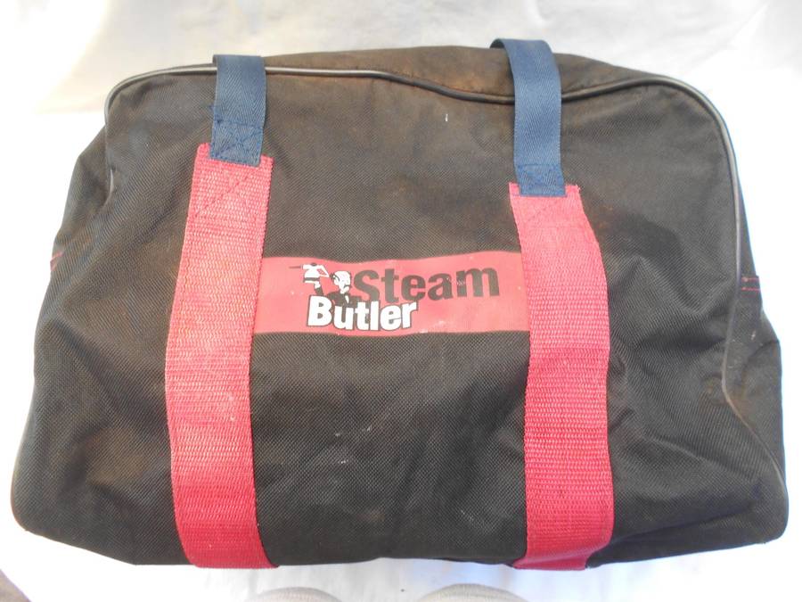 Milex Steam Butler a powerful pressurized handheld steam cleaner with accessories & original bag