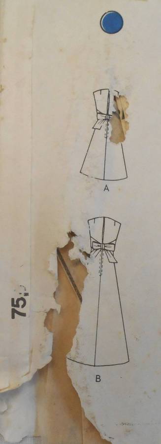 VOGUE COUTURIER DESIGN 2112 ONE PIECE EVENING DRESS SIZE 14 BUST 36 COMPLETE