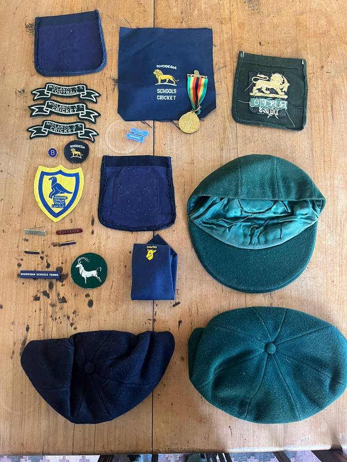Rhodesia Schools badges caps ties Rhodesiana