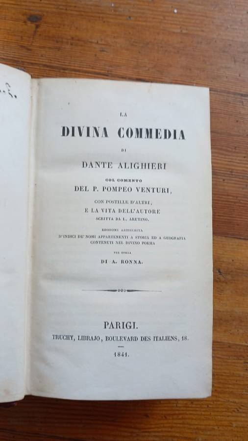 La divina commedia di Dante Alighieri (1841)