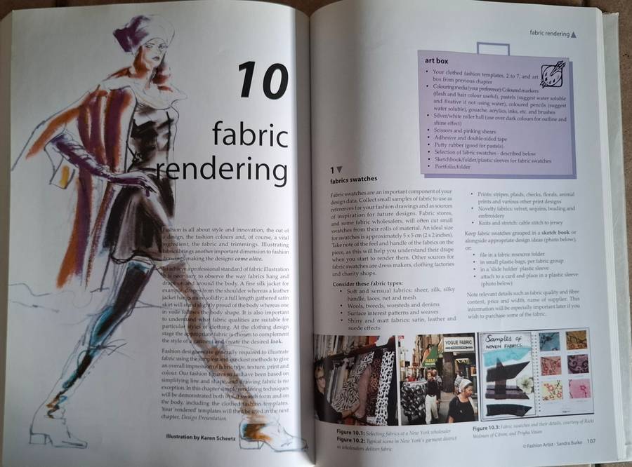 Fashion Artist - Drawing Techniques to Portfolio Presentation  2nd Edition - Sandra Burke