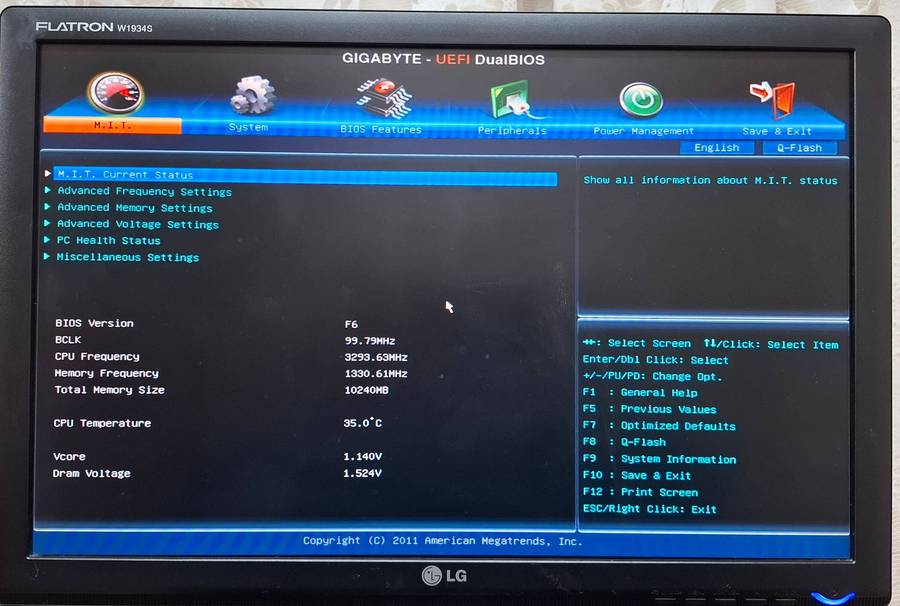 Gigabyte GA-B75M-D3H Motherboard Bundle Plus Intel i3 2120 3.3GHZ processor 10 GB Ram Memory