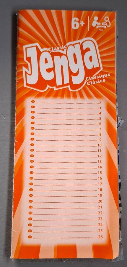 Jenga Wood Block Stacking Game 54 Pieces