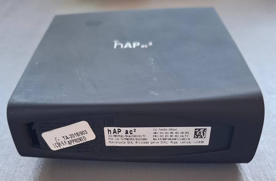 MikroTik hAP ac2 5 Port Gigabit 1200Mbps WiFi 5 Router