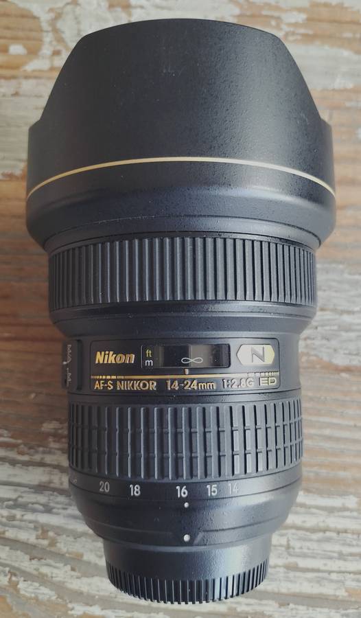 Vintage Nikon lens - AF S 14-24mm f2.8 G ED (MC5)