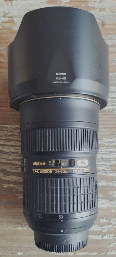 Vintage Nikon lens - AF S 24-70mm f2.8 G ED (MC6)