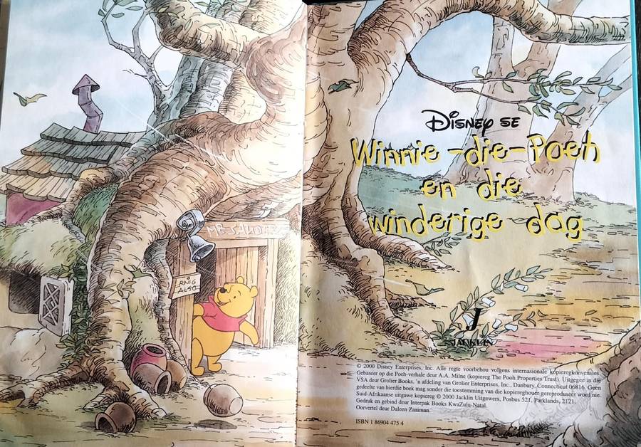 Disney se wonder wereld van lees - Winnie die Poeh en die winderige dag (2000)  - hardeband