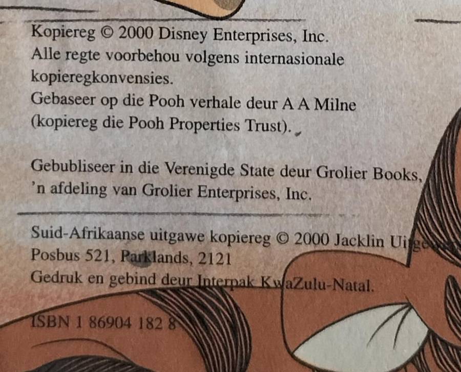 Disney se wonder wereld van lees - Die tier fliek (2000)  - hardeband
