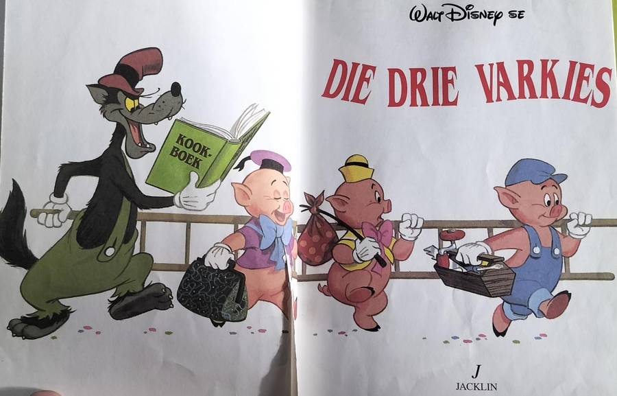 Disney se wonder wereld van lees - Die drie varkies (1972)  - hardeband