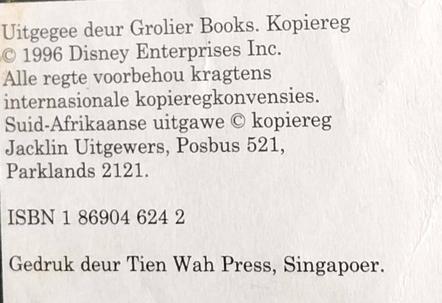 Disney se wonder wereld van lees - Die klokluier van Notre Dame  (1996) - hardeband