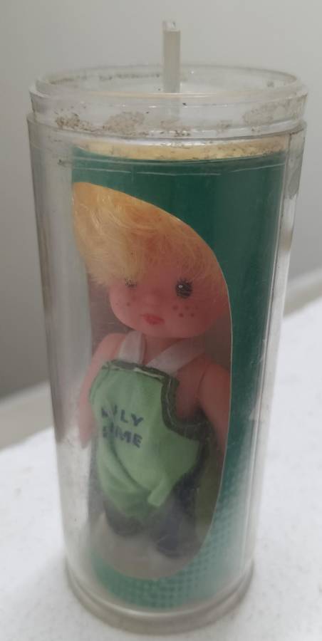 Vintage toy - Canned doll - Lily Lime